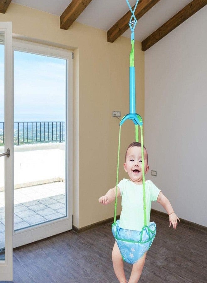 Ostin أرجوحة أوستين للأطفال الرضع، جهاز تمرين للأطفال مزود بمشبك باب، زنبرك قابل لتعديل طول الارتداد، أرجوحة معلقة للأطفال من عمر 6 أشهر إلى سنتين - Image 3